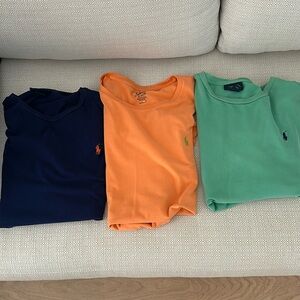 Lot of 3 Polo Ralph Lauren T-Shirts Men’s Size Large